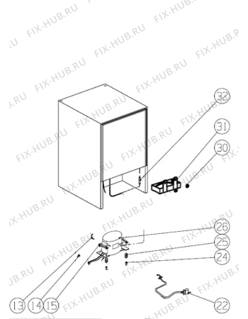 Взрыв-схема холодильника Zanussi ZRG10830WA 2016 VER - Схема узла Cooling system 017